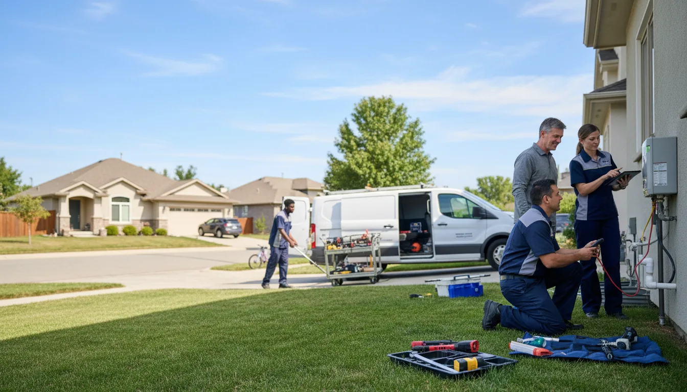 Tankless water heater service in Marble, MN
